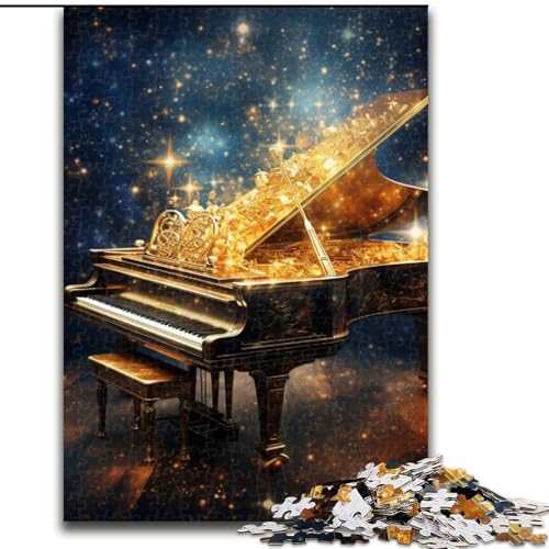 Puzzles Art Star Piano, Unmögliches Puzzle für Erwachsene, Größe 50x75cm, perfekt für Teenager, Familienzusammenhalt, Denksportaufgabe und DIY-Geschenk zur Heimdekoration Puzzles Art Star Piano, Unmögliches Puzzle für Erwachsene, Größe 50x75cm, perfekt für Teenager, Familienzusammenhalt, Denksportaufgabe und DIY-Geschenk zur Heimdekoration von ZKYUBEK