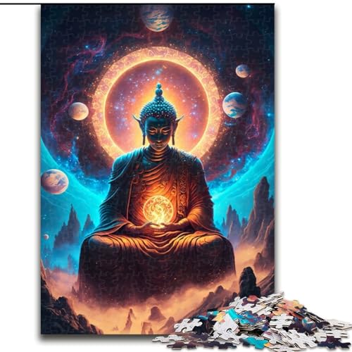 Puzzles Buddha aus Pappe, Größe 26x38cm, anspruchsvolles Denkspiel, Familienaktivität, Heimdekoration Puzzles Buddha aus Pappe, Größe 26x38cm, anspruchsvolles Denkspiel, Familienaktivität, Heimdekoration von ZKYUBEK