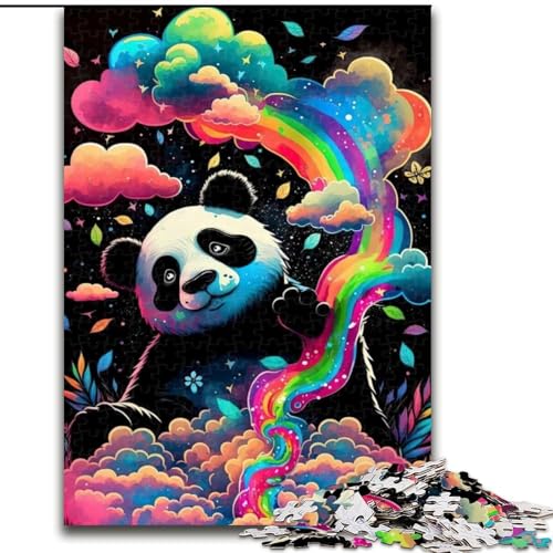 Puzzles Bunte Bären-Holzpuzzles Größe 50x75cm, Denkspiel, interaktives Familienspiel, geeignet für Kinder ab 14 Jahren von ZKYUBEK