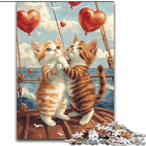 Puzzles Cat Crew Holzpuzzles 50X75CM Denkspiel, Interaktives Familienspiel, Geeignet für Kinder ab 14 Jahren Puzzles Cat Crew Holzpuzzles 50X75CM Denkspiel, Interaktives Familienspiel, Geeignet für Kinder ab 14 Jahren von ZKYUBEK