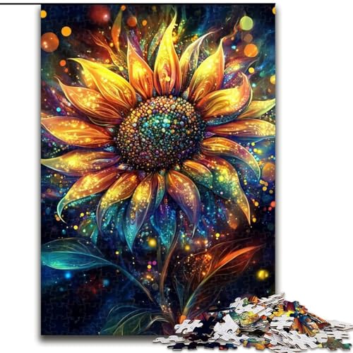 Puzzles Galaxie-Sonnenblumen-Holzpuzzle 26x38cm, anspruchsvolles Denkspiel, Familienaktivität, Heimdekoration Puzzles Galaxie-Sonnenblumen-Holzpuzzle 26x38cm, anspruchsvolles Denkspiel, Familienaktivität, Heimdekoration von ZKYUBEK