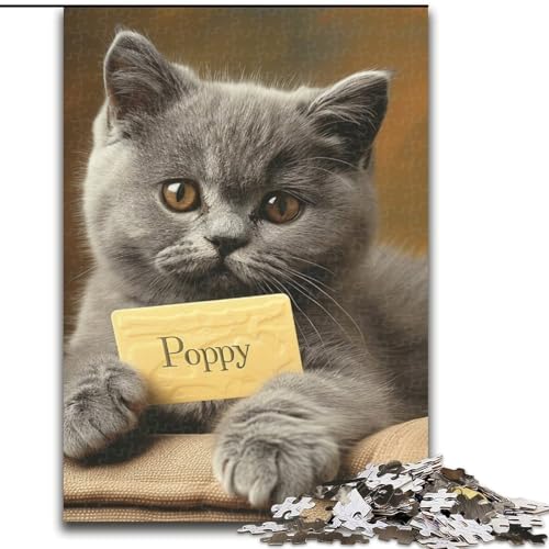 Puzzles Katze Holzpuzzle 50X75CM Anspruchsvolles Denkspiel, Familienaktivität, Heimdekoration Puzzles Katze Holzpuzzle 50X75CM Anspruchsvolles Denkspiel, Familienaktivität, Heimdekoration von ZKYUBEK
