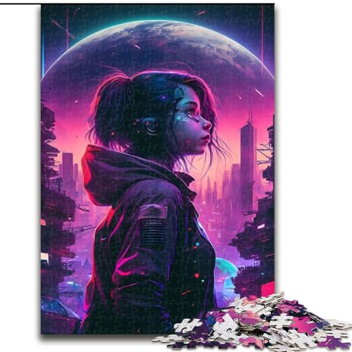 Puzzles Neonlandschaft aus Karton, Größe 26x38cm, anspruchsvolles Denkspiel, Familienaktivität, Heimdekoration Puzzles Neonlandschaft aus Karton, Größe 26x38cm, anspruchsvolles Denkspiel, Familienaktivität, Heimdekoration von ZKYUBEK