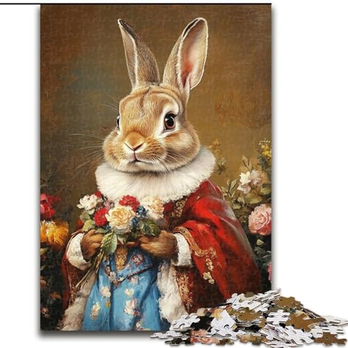Puzzles Osterhase Holzpuzzle 26x38cm, anspruchsvolles Denkspiel, Familienaktivität, Heimdekoration Puzzles Osterhase Holzpuzzle 26x38cm, anspruchsvolles Denkspiel, Familienaktivität, Heimdekoration von ZKYUBEK