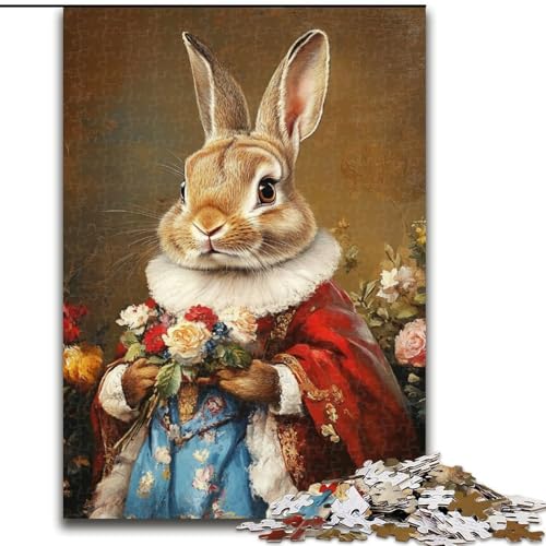 Puzzles Osterhase Holzpuzzle 50X75CM Anspruchsvolles Denkspiel, Familienaktivität, Heimdekoration Puzzles Osterhase Holzpuzzle 50X75CM Anspruchsvolles Denkspiel, Familienaktivität, Heimdekoration von ZKYUBEK