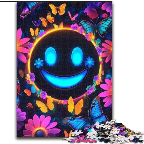 Puzzles Smiley Holzpuzzles 26X38CM Denkspiel, Interaktives Familienspiel, Geeignet für Kinder ab 14 Jahren Puzzles Smiley Holzpuzzles 26X38CM Denkspiel, Interaktives Familienspiel, Geeignet für Kinder ab 14 Jahren von ZKYUBEK
