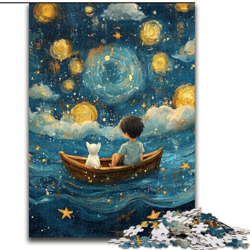 Puzzles Sternenhimmel-Boot Holzpuzzle 26X38CM Denkspiel, Interaktives Familienspiel, Geeignet für Kinder ab 14 Jahren Puzzles Sternenhimmel-Boot Holzpuzzle 26X38CM Denkspiel, Interaktives Familienspiel, Geeignet für Kinder ab 14 Jahren von ZKYUBEK