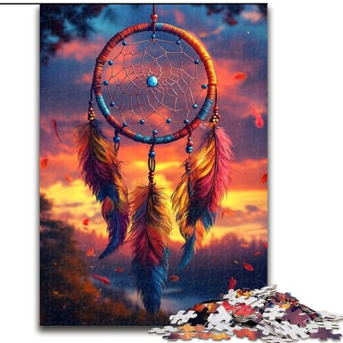 Puzzles Traumfänger Holzpuzzles 26X38CM Herausforderndes Denkspiel, Familienaktivität, Heimdekoration Puzzles Traumfänger Holzpuzzles 26X38CM Herausforderndes Denkspiel, Familienaktivität, Heimdekoration von ZKYUBEK