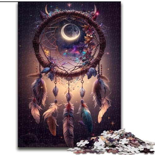 Puzzles Traumfänger-Tanz, Holzpuzzles, Größe 50x75cm, anspruchsvolles Denkspiel, Familienaktivität, Heimdekoration von ZKYUBEK