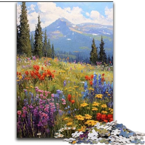 Puzzles Wildblumen Holzpuzzles 50X75CM Anspruchsvolles Denkspiel, Familienaktivität, Heimdekoration Puzzles Wildblumen Holzpuzzles 50X75CM Anspruchsvolles Denkspiel, Familienaktivität, Heimdekoration von ZKYUBEK