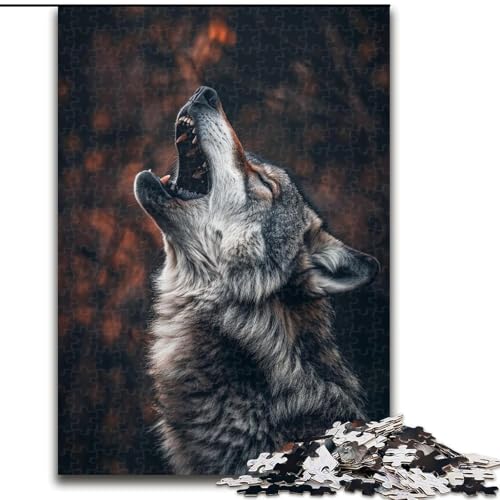 Puzzles Wolf Art Holzpuzzles 26X38CM Herausforderndes Denkspiel, Familienaktivität, Heimdekoration Puzzles Wolf Art Holzpuzzles 26X38CM Herausforderndes Denkspiel, Familienaktivität, Heimdekoration von ZKYUBEK