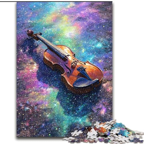 Puzzles für 1000 Teile, Traumhafte Gitarre, Unmögliches Puzzle für Erwachsene, 26x38cm, Heimdekoration, Denksportspiel für Teenager und Familieninteraktion von ZKYUBEK