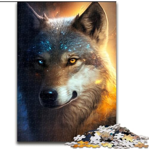 Puzzles für Erwachsene, 1000 Wolf-Unmögliche Puzzles für Erwachsene, Größe 26x38cm, Herausforderndes Denkspiel für Teenager, Familienspaß, interaktives Spiel von ZKYUBEK