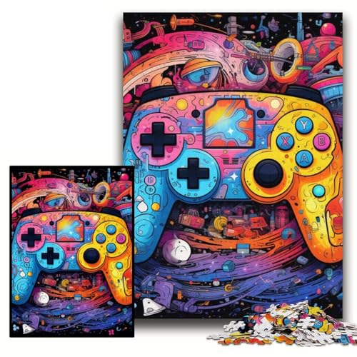 Puzzles für Erwachsene, 1000 farbenfrohe Spielpuzzles, 26x38cm, perfekt als Geburtstags-, Weihnachts Puzzles für Erwachsene, 1000 farbenfrohe Spielpuzzles, 26x38cm, perfekt als Geburtstags-, Weihnachts von ZKYUBEK