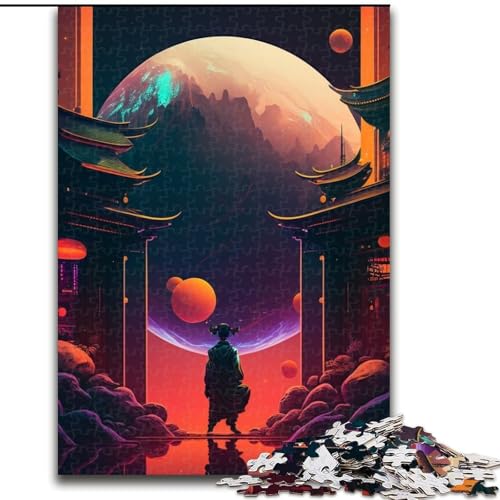 Puzzles für Erwachsene, 1000 japanische Torii-Tor-Unmögliche Puzzles für Erwachsene, Größe 26x38cm, anspruchsvolles Denkspiel für Teenager, unterhaltsames interaktives Spiel für die ganze Familie von ZKYUBEK