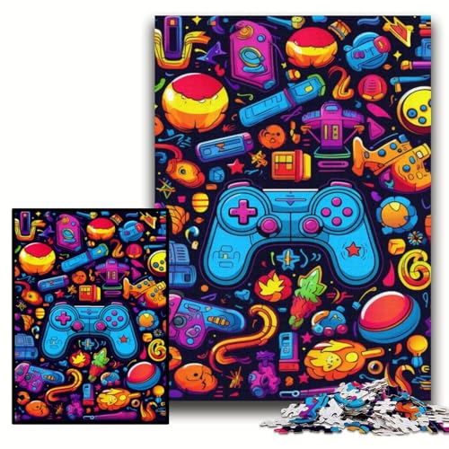 Puzzles für Erwachsene, Farbspiel, Puzzles für Erwachsene, 50x75cm, anspruchsvolles DIY-Denkspiel, perfektes Familienspiel oder dekoratives Geschenk von ZKYUBEK