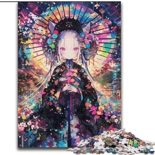 Puzzles für Erwachsene, Japanisches Anime-Mädchen, Holzpuzzles, 26x38cm, Heimdekoration, Denksportspiel für Teenager und Familieninteraktion Puzzles für Erwachsene, Japanisches Anime-Mädchen, Holzpuzzles, 26x38cm, Heimdekoration, Denksportspiel für Teenager und Familieninteraktion von ZKYUBEK