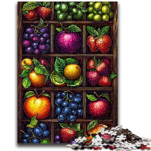 Puzzles für Erwachsene, Obstsammlung, Lernspielzeug, einzigartige Heimdekoration und Geschenke für Kinder ab 14 Jahren, 50x75cm Puzzles für Erwachsene, Obstsammlung, Lernspielzeug, einzigartige Heimdekoration und Geschenke für Kinder ab 14 Jahren, 50x75cm von ZKYUBEK