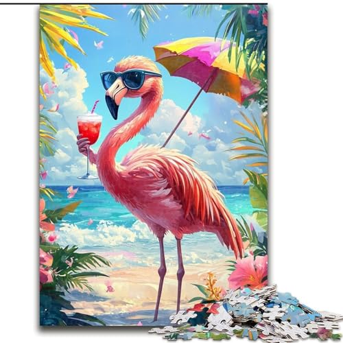 Puzzles für Erwachsene, Strand-Flamingo, Holzpuzzles, 26x38cm, Heimdekoration, Denksportspiel für Teenager und Familieninteraktion Puzzles für Erwachsene, Strand-Flamingo, Holzpuzzles, 26x38cm, Heimdekoration, Denksportspiel für Teenager und Familieninteraktion von ZKYUBEK