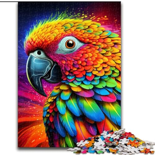 Puzzles für Erwachsene, Tiere, Vögel, Papageien, Unmögliche Puzzles für Erwachsene, Größe 50x75cm, für Heimdekoration, Gehirntraining von ZKYUBEK