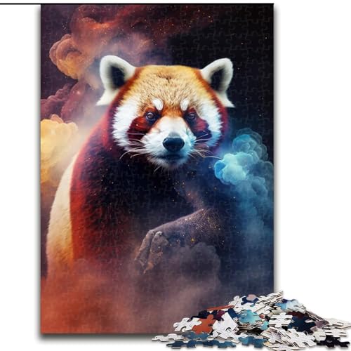 Puzzles für Erwachsene,1000 Puzzles zum Thema Roter Panda-Nebel,unmögliche Puzzles für Erwachsene,26x38cm,anspruchsvolles Denkspiel für Teenager,unterhaltsames interaktives Spiel für die ganze Familie von ZKYUBEK