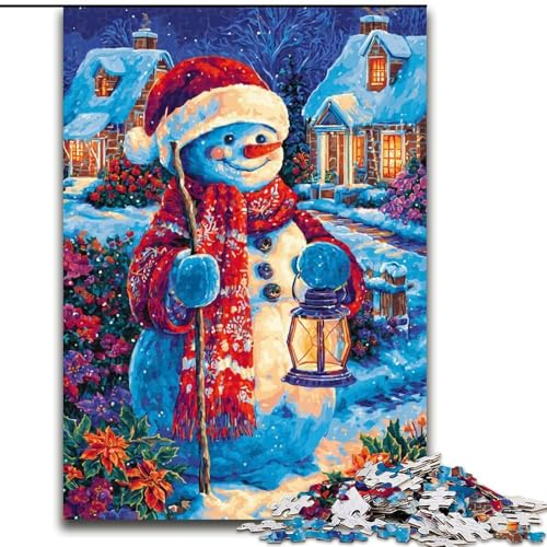 Puzzles für Erwachsene Schneemann Holzpuzzles 26X38CM Heimdekor Denksportspiel für Teenager und Familieninteraktion Puzzles für Erwachsene Schneemann Holzpuzzles 26X38CM Heimdekor Denksportspiel für Teenager und Familieninteraktion von ZKYUBEK