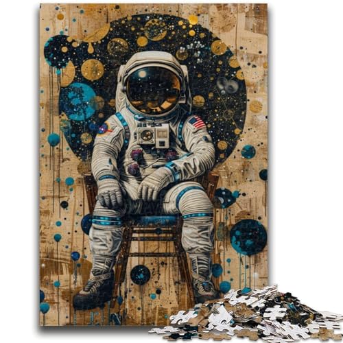 Puzzles für Erwachsene und Jugendliche, Astronaut, Spielzeug, Lernspiele, Stressabbau, Stärkung der Liebe zwischen Paaren, 26x38cm von ZKYUBEK