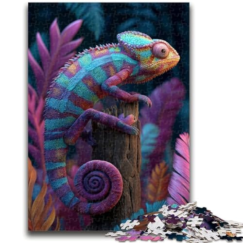 Puzzles für Erwachsene und Jugendliche, Farbchamäleon, Spielzeug, Lernspiele, Stressabbau, Stärkung der Liebe zwischen Paaren, 26x38cm von ZKYUBEK