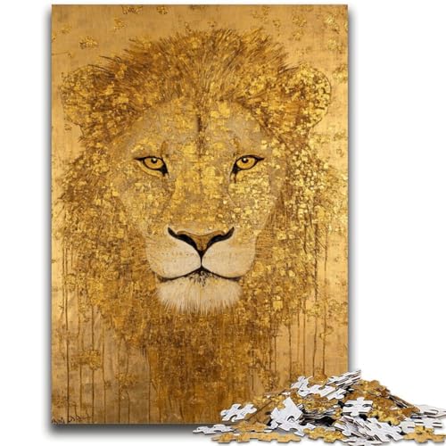 Puzzles für Erwachsene und Jugendliche, Löwenkunst, Spielzeug, Lernspiele, Stressabbau, Stärkung der Liebe zwischen Paaren, 26x38cm von ZKYUBEK