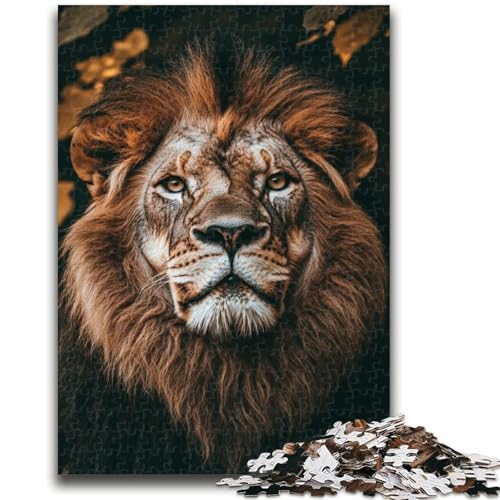 Puzzles für Erwachsene und Jugendliche, Löwenkunst, Spielzeug, Lernspiele, Stressabbau, Stärkung der Liebe zwischen Paaren, 26x38cm von ZKYUBEK