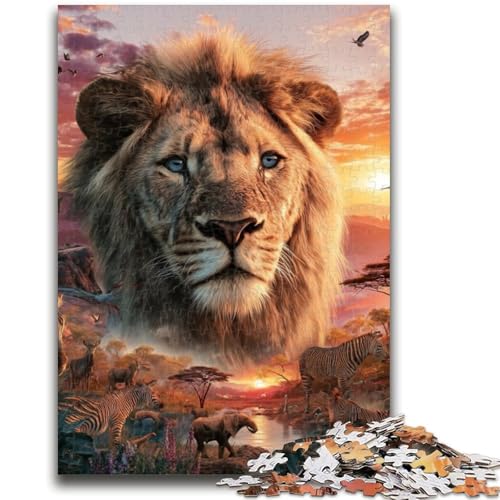 Puzzles für Erwachsene und Jugendliche, Puzzle, Löwengebirge, Dekomprimierendes intellektuelles Lernspielzeug, Geburtstagsgeschenk, Geschenke, Wandkunst, 26x38cm Puzzles für Erwachsene und Jugendliche, Puzzle, Löwengebirge, Dekomprimierendes intellektuelles Lernspielzeug, Geburtstagsgeschenk, Geschenke, Wandkunst, 26x38cm von ZKYUBEK