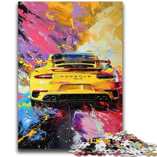 Puzzles für Erwachsene und Jugendliche, Puzzle, Sportwagen-Ölgemälde, Quizspiel, fördert die Liebe zwischen Paaren für Kinder ab 14 Jahren, 26x38cm Puzzles für Erwachsene und Jugendliche, Puzzle, Sportwagen-Ölgemälde, Quizspiel, fördert die Liebe zwischen Paaren für Kinder ab 14 Jahren, 26x38cm von ZKYUBEK