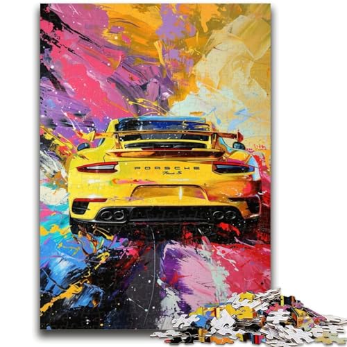 Puzzles für Erwachsene und Jugendliche, Puzzle, Sportwagen-Ölgemälde, Quizspiel, fördert die Liebe zwischen Paaren für Kinder ab 14 Jahren, 50x75cm Puzzles für Erwachsene und Jugendliche, Puzzle, Sportwagen-Ölgemälde, Quizspiel, fördert die Liebe zwischen Paaren für Kinder ab 14 Jahren, 50x75cm von ZKYUBEK