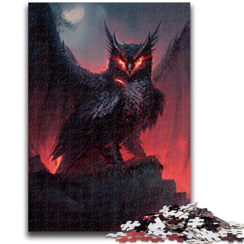 Puzzles für Erwachsene und Jugendliche, Puzzle „Teufelseule“, Quizspiel zur Förderung der Liebe zwischen Paaren für Kinder ab 14 Jahren, 50x75cm Puzzles für Erwachsene und Jugendliche, Puzzle „Teufelseule“, Quizspiel zur Förderung der Liebe zwischen Paaren für Kinder ab 14 Jahren, 50x75cm von ZKYUBEK