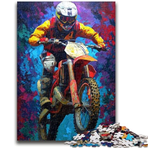 Puzzles für Erwachsene und Jugendliche, Puzzle-Mountainbike, Dekomprimierendes intellektuelles Lernspielzeug, Geburtstagsgeschenk, Geschenke, Wandkunst, 50x75cm Puzzles für Erwachsene und Jugendliche, Puzzle-Mountainbike, Dekomprimierendes intellektuelles Lernspielzeug, Geburtstagsgeschenk, Geschenke, Wandkunst, 50x75cm von ZKYUBEK