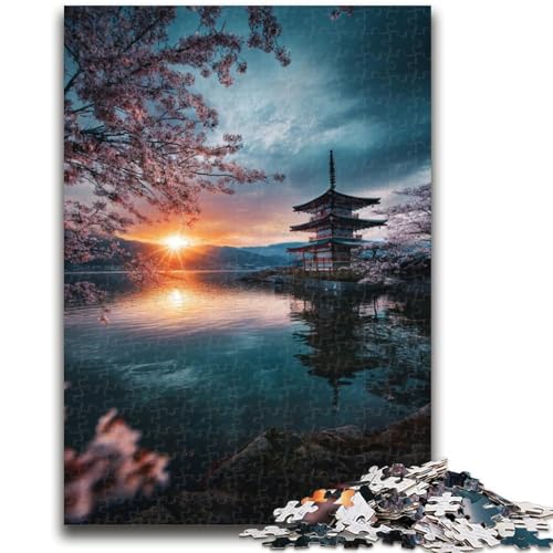 Puzzles für Erwachsene und Jugendliche, wunderschöne Berge und Seen, Spielzeug, Lernspiele, Stressabbau, Stärkung der Liebe zwischen Paaren, 26x38cm von ZKYUBEK