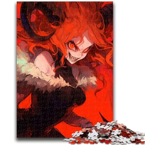 Puzzles für Erwachsene und Teenager, Puzzle, Anime-Dämonenmädchen, Quizspiel, stärkt die Liebe zwischen Paaren für Kinder ab 14 Jahren, 50x75cm Puzzles für Erwachsene und Teenager, Puzzle, Anime-Dämonenmädchen, Quizspiel, stärkt die Liebe zwischen Paaren für Kinder ab 14 Jahren, 50x75cm von ZKYUBEK