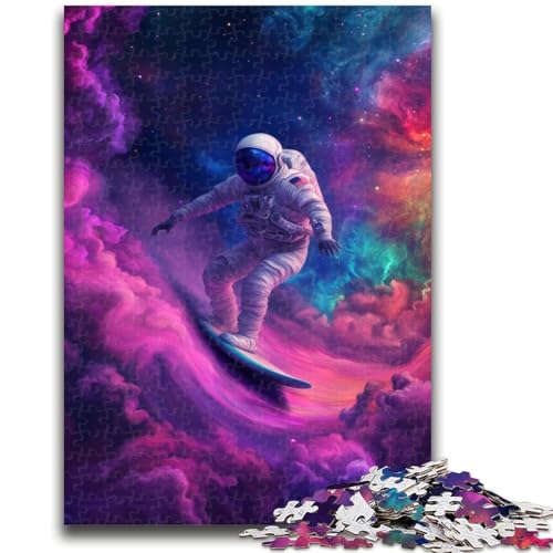 Puzzles für Erwachsene und Teenager, Puzzle „Astronauten-Surfen“, Quizspiel zur Stärkung der Liebe zwischen Paaren für Kinder ab 14 Jahren, 26x38cm Puzzles für Erwachsene und Teenager, Puzzle „Astronauten-Surfen“, Quizspiel zur Stärkung der Liebe zwischen Paaren für Kinder ab 14 Jahren, 26x38cm von ZKYUBEK