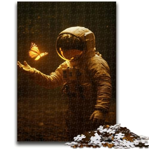 Puzzles für Erwachsene und Teenager, Puzzle „Astronauten-Surfen“, Quizspiel zur Stärkung der Liebe zwischen Paaren für Kinder ab 14 Jahren, 50x75cm von ZKYUBEK