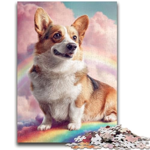 Puzzles für Erwachsene und Teenager, Puzzle „Rainbow Corgi“, Quizspiel zur Stärkung der Liebe zwischen Paaren für Kinder ab 14 Jahren, 26x38cm Puzzles für Erwachsene und Teenager, Puzzle „Rainbow Corgi“, Quizspiel zur Stärkung der Liebe zwischen Paaren für Kinder ab 14 Jahren, 26x38cm von ZKYUBEK
