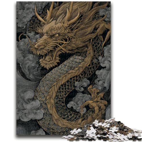 Puzzles für Teenager, Drachen, Familienunterhaltungsspielzeug, Lernspiel für Geburtstag, Weihnachten, für Kinder ab 14 Jahren, 50x75cm Puzzles für Teenager, Drachen, Familienunterhaltungsspielzeug, Lernspiel für Geburtstag, Weihnachten, für Kinder ab 14 Jahren, 50x75cm von ZKYUBEK