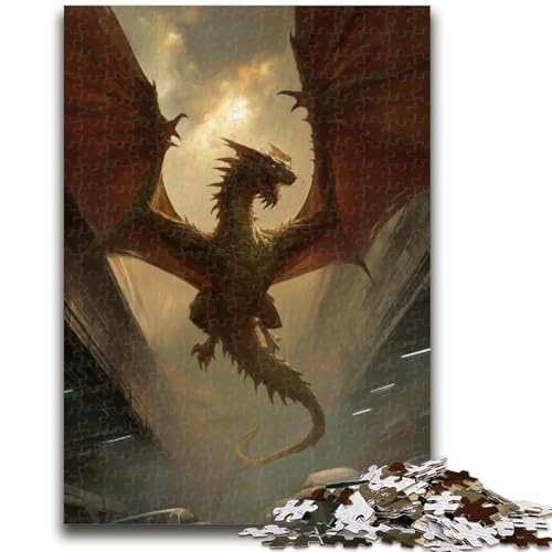 Puzzles für Teenager, Fantasy-Drache, Familienunterhaltungsspielzeug, Lernspiel für Geburtstag, Weihnachten, für Kinder ab 14 Jahren, 26x38cm Puzzles für Teenager, Fantasy-Drache, Familienunterhaltungsspielzeug, Lernspiel für Geburtstag, Weihnachten, für Kinder ab 14 Jahren, 26x38cm von ZKYUBEK