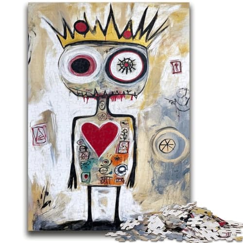 Puzzles im Basquiat-Stil für Erwachsene und Jugendliche, pädagogisches Spielzeug zum Stressabbau, ganze Familie, 26x38cm Puzzles im Basquiat-Stil für Erwachsene und Jugendliche, pädagogisches Spielzeug zum Stressabbau, ganze Familie, 26x38cm von ZKYUBEK