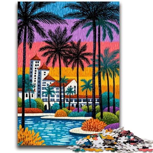 Resort City Puzzles für Erwachsene und Jugendliche, pädagogisches Stressabbau-Spielzeug, ganze Familie, 50x75cm Resort City Puzzles für Erwachsene und Jugendliche, pädagogisches Stressabbau-Spielzeug, ganze Familie, 50x75cm von ZKYUBEK