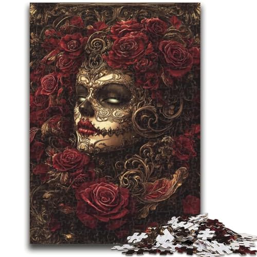 Skelettkönigin-Puzzle 1000 Teile für Erwachsene, Spielzeug, Lernspiele, Stressabbau, einzigartige Geburtstags- und Geschenkideen, 26x38cm Skelettkönigin-Puzzle 1000 Teile für Erwachsene, Spielzeug, Lernspiele, Stressabbau, einzigartige Geburtstags- und Geschenkideen, 26x38cm von ZKYUBEK