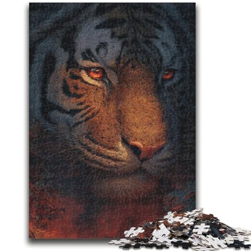 Tiger-Puzzles für Erwachsene und Jugendliche, 1000 Teile, anspruchsvolles Spiel und Familienspiel, Geburtstagsgeschenk, Geschenke, Wandkunst, 26x38cm Tiger-Puzzles für Erwachsene und Jugendliche, 1000 Teile, anspruchsvolles Spiel und Familienspiel, Geburtstagsgeschenk, Geschenke, Wandkunst, 26x38cm von ZKYUBEK