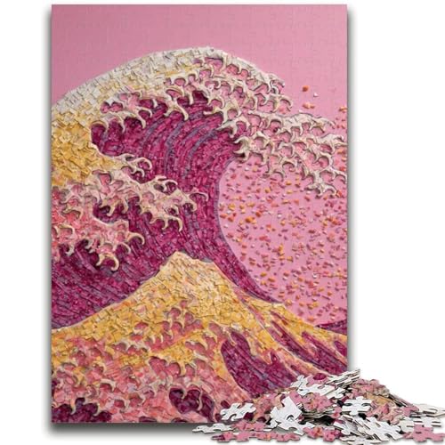 Wellen-Puzzle im japanischen Stil für Erwachsene, 1000 Teile, lustige Spiele, Wanddekoration, einzigartige Geburtstags, 26x38cm Wellen-Puzzle im japanischen Stil für Erwachsene, 1000 Teile, lustige Spiele, Wanddekoration, einzigartige Geburtstags, 26x38cm von ZKYUBEK