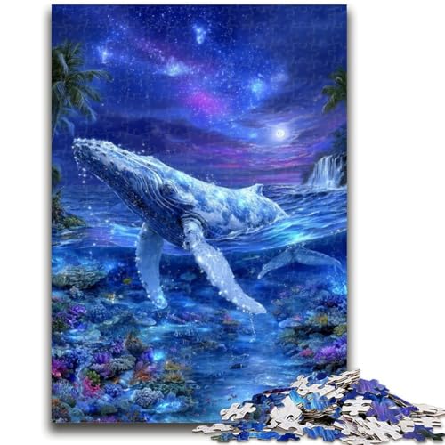 Weltraumwal-Puzzle 1000 Teile für Teenager ab 14 Jahren, Denksportaufgabe, Familienspiele, Weihnachts- und Geburtstagsgeschenke, 26x38cm Weltraumwal-Puzzle 1000 Teile für Teenager ab 14 Jahren, Denksportaufgabe, Familienspiele, Weihnachts- und Geburtstagsgeschenke, 26x38cm von ZKYUBEK