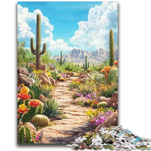 Wüstenpflanzenlandschaft-Puzzle 1000 Teile für Erwachsene, ab 14 Jahren, Heimkunstdekor, Familienspiele, Weihnachts- und Geburtstagsgeschenke, 26x38cm Wüstenpflanzenlandschaft-Puzzle 1000 Teile für Erwachsene, ab 14 Jahren, Heimkunstdekor, Familienspiele, Weihnachts- und Geburtstagsgeschenke, 26x38cm von ZKYUBEK