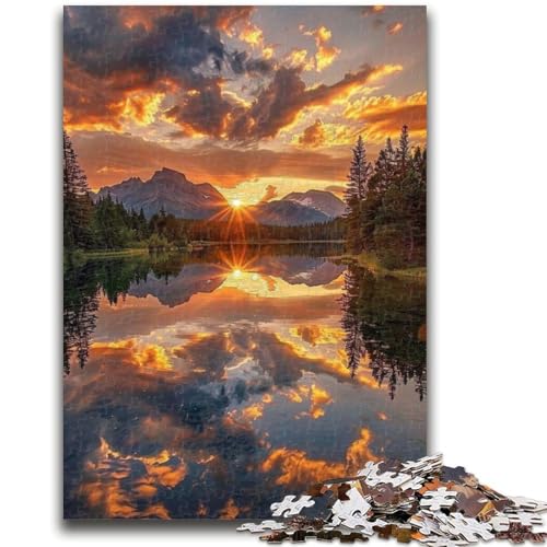 Wunderschöne Berge und Seen, 1000-teiliges Puzzle für Erwachsene und Jugendliche, Lernspielzeug, Familienspiele mit passendem Poster und Quizblatt, 50x75cm Wunderschöne Berge und Seen, 1000-teiliges Puzzle für Erwachsene und Jugendliche, Lernspielzeug, Familienspiele mit passendem Poster und Quizblatt, 50x75cm von ZKYUBEK